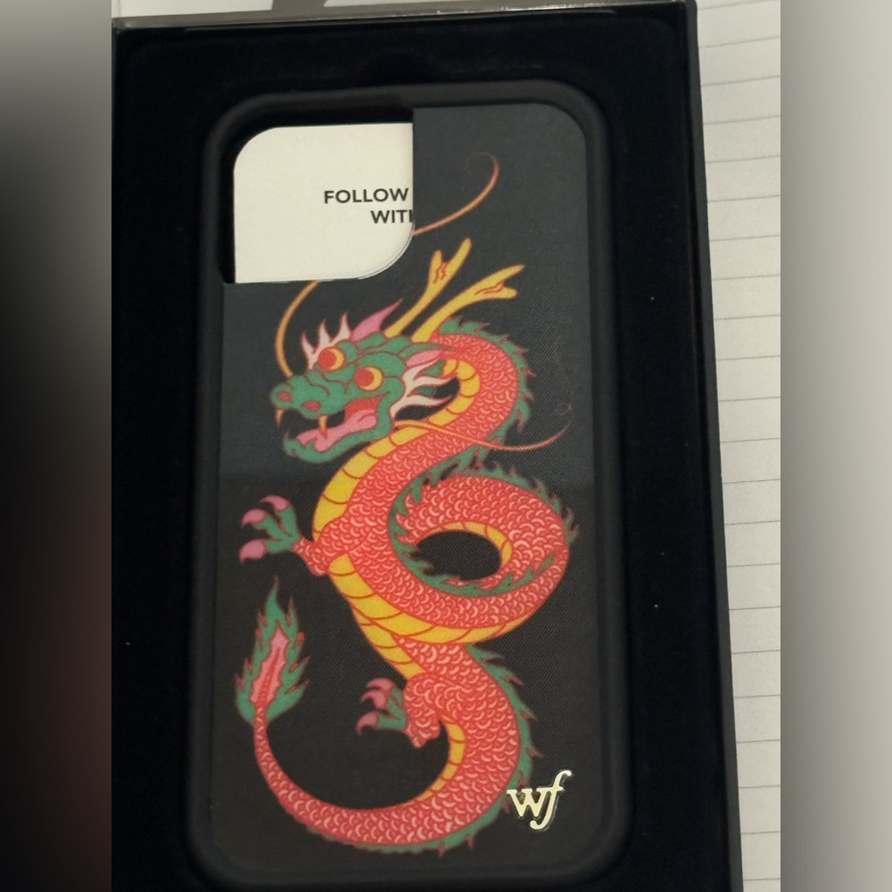 Wildflower iPhone 15 Case - Red Dragon